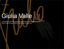 Tablet Screenshot of giuliavalle.com